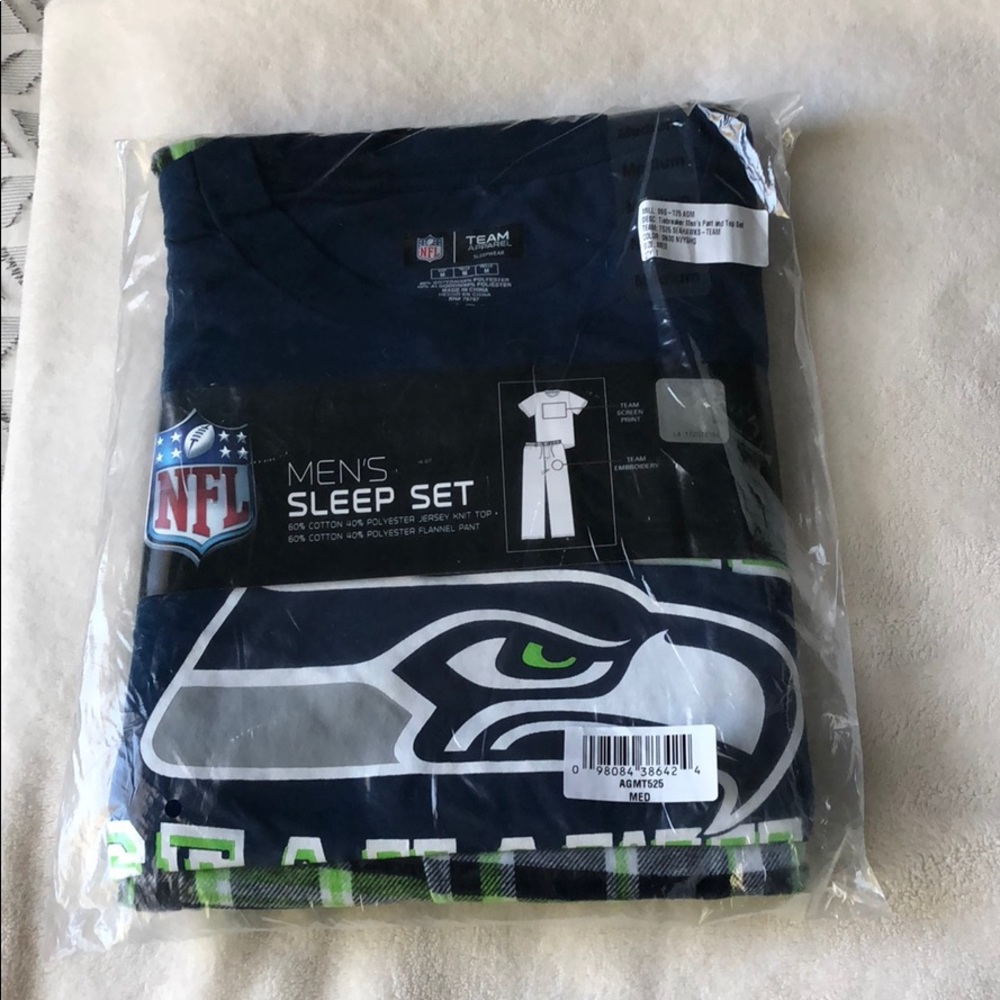 Seattle Seahawks Pant and Top Set (M) NEW